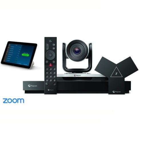 Poly G7500 + Poly EagleEye IV-12X Camera + TC8 Touch Controller Zoom Video Conference Bundle (Large Room)
