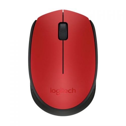 Logitech M171 Wireless Mouse - red and black