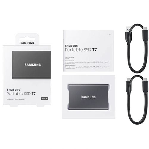 Samsung T7 Portable SSD Titan Gray