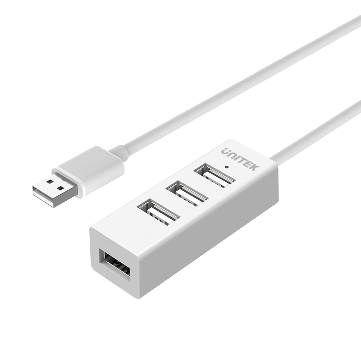 Unitek Y-2146 4 Ports USB 2.0 Hub in White