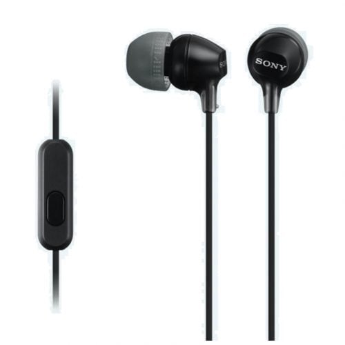 Sony MDREX15APB In Ear Headphone w/Mic (Black)