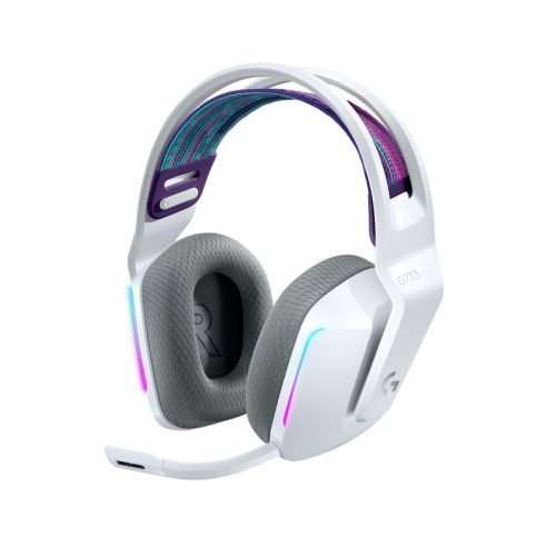 Logitech G733 Gaming Headset White - Lightspeed Wireless RGB (981-000886)