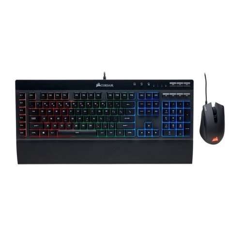 Corsair K55 RGB PRO and Harpoon RGB PRO Keyboard and Mouse Bundle 2021 Edition (CH-9226865-NA) - Backlit RGB LED