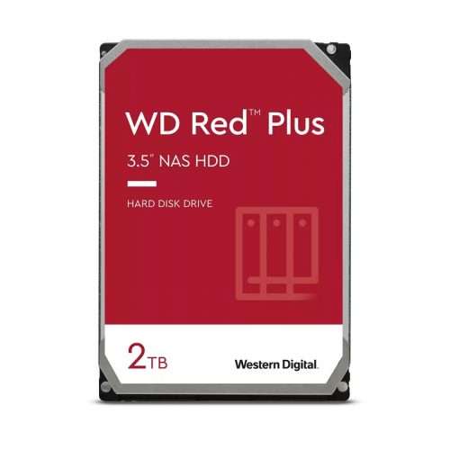Western Digital Red Plus 2TB 3.5" NAS HDD 128MB Cache (WD20EFZX)