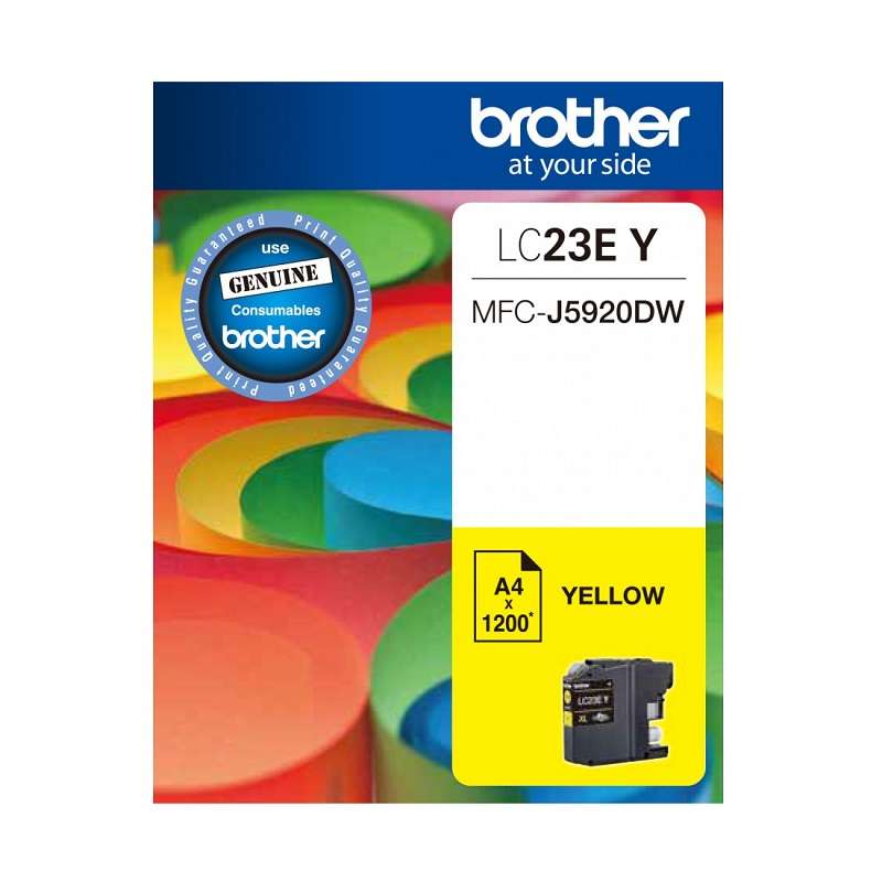 Brother Yellow Ink Cartridge - LC23EY