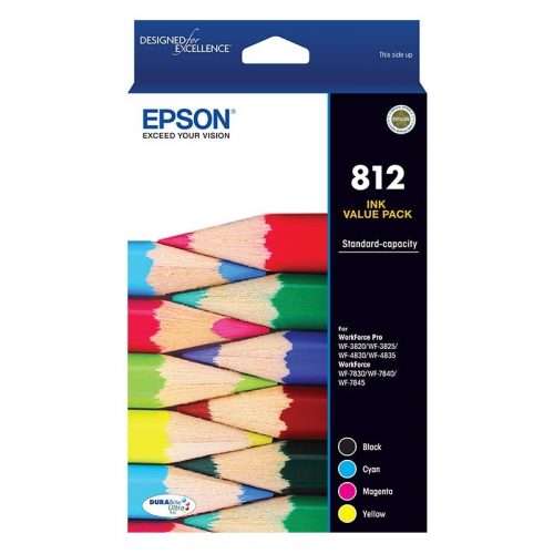 Epson 812 DURABrite Ultra Ink Cartridge Value Pack C13T05D692