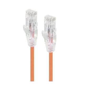 ALOGIC 0.3M CAT6 Ultra Slim Network Cable - Orange (C6S-0.30ORN)
