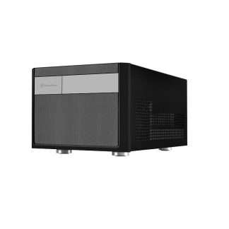 SilverStone micro ATX Case (Black) - SG11B Sugo Series, mATX, SFF Cube Case (22.5L SST-SG11B)